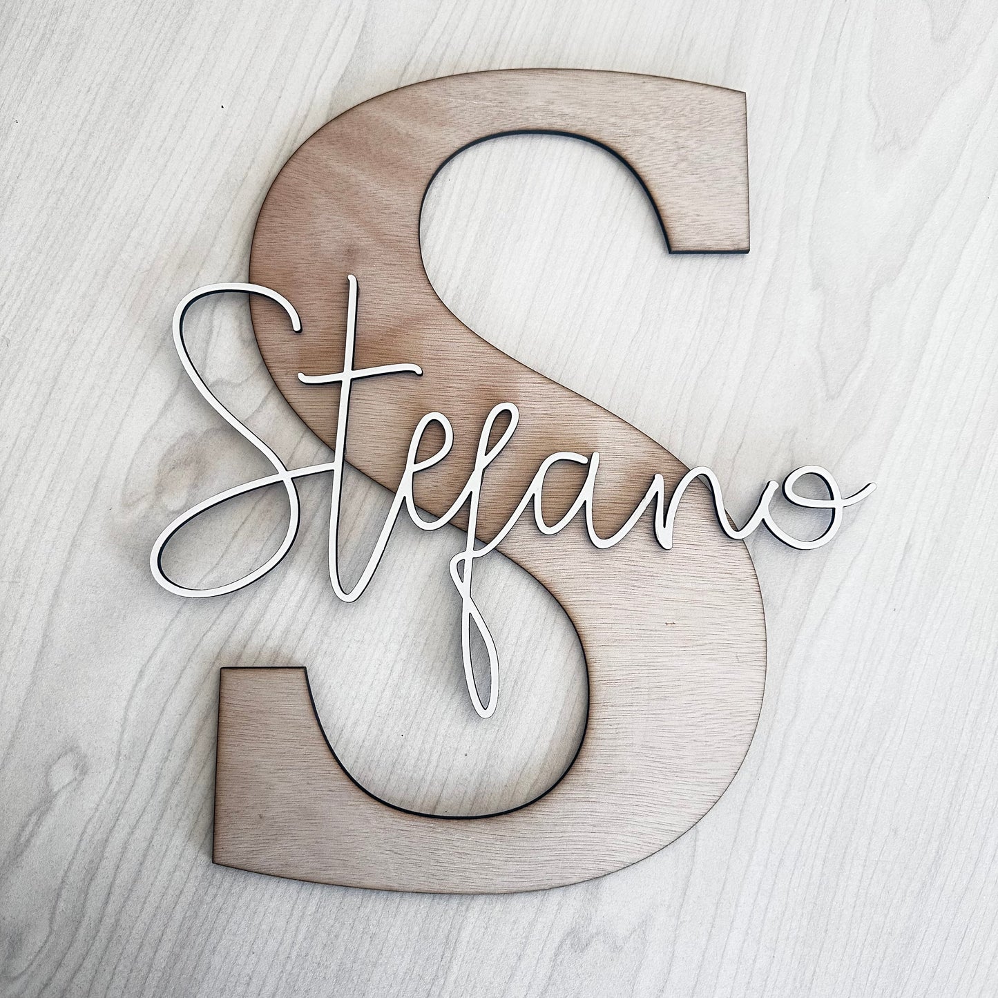 Letter name board