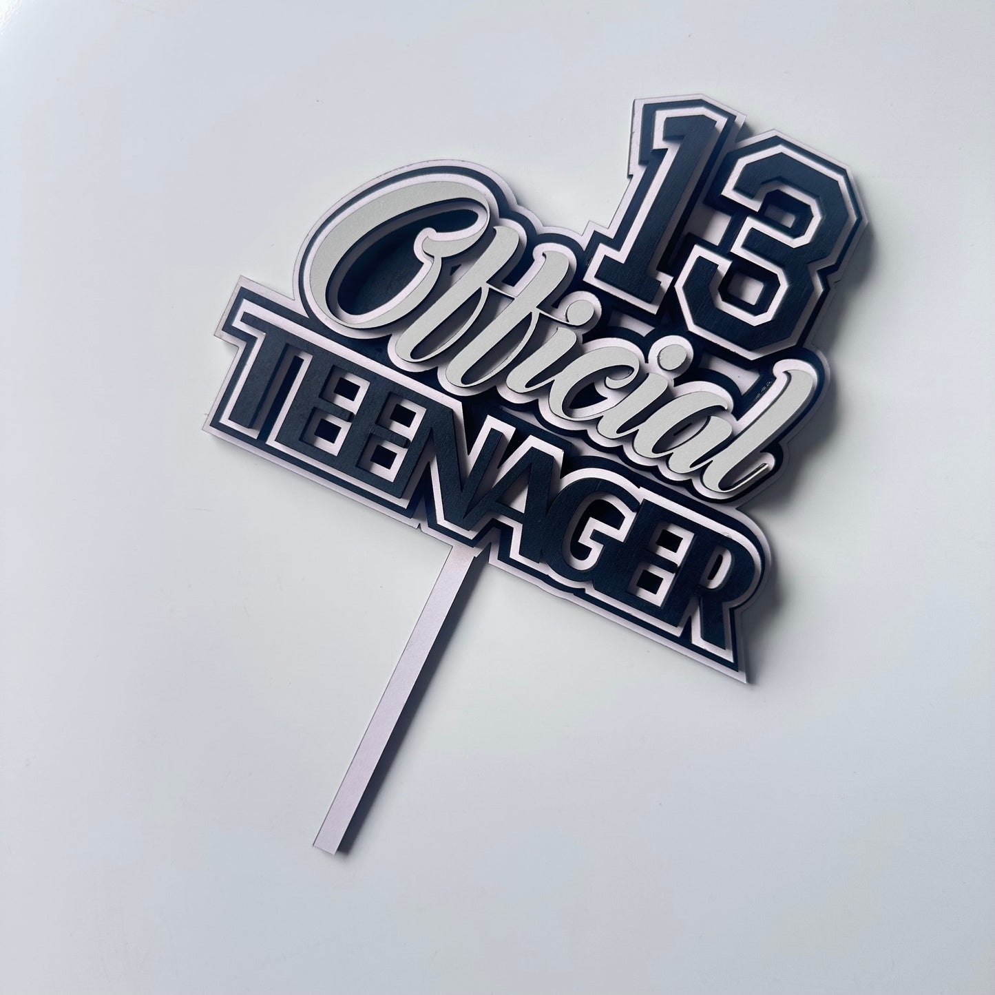 Official teenager - CAKE TOPPER