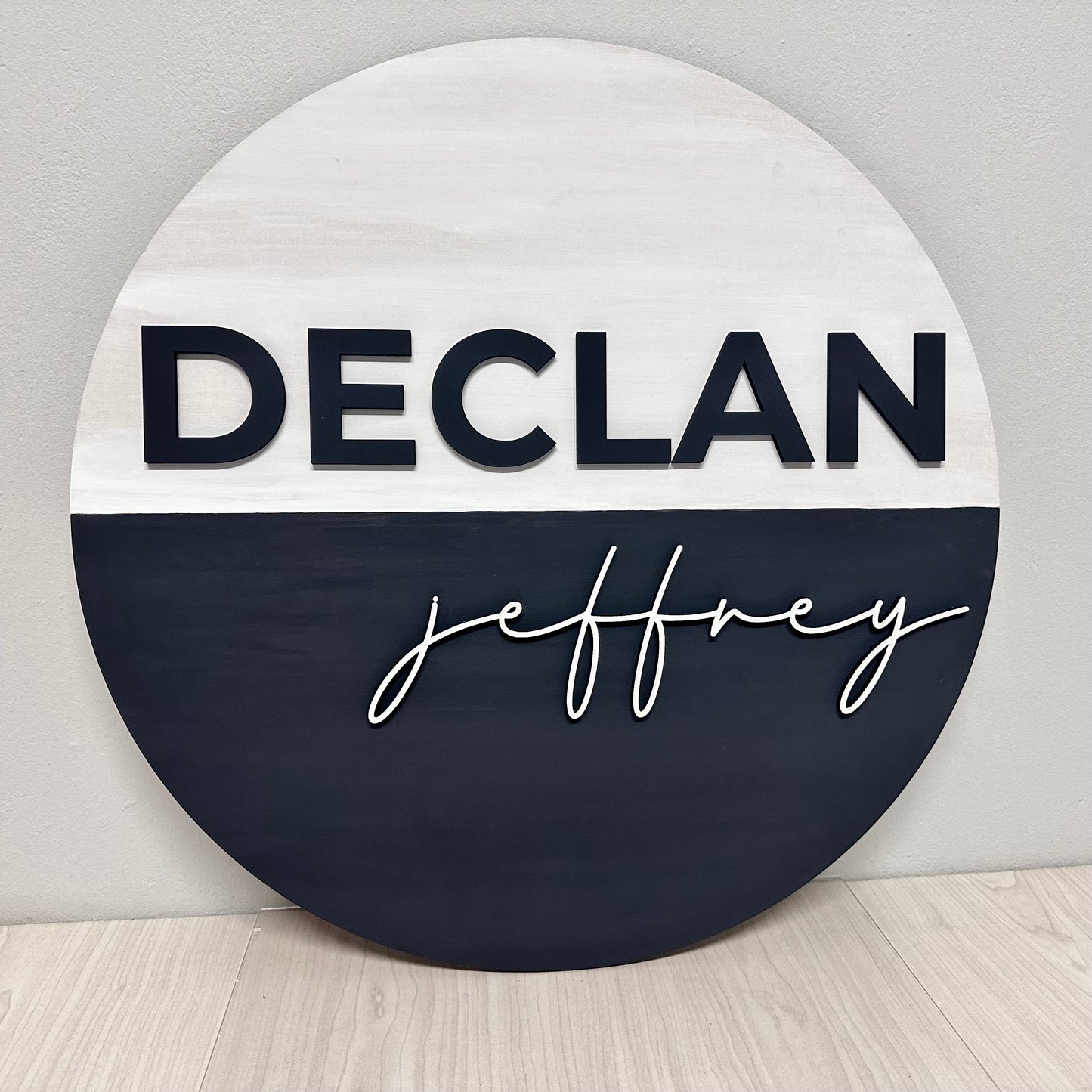 Modern name Name board