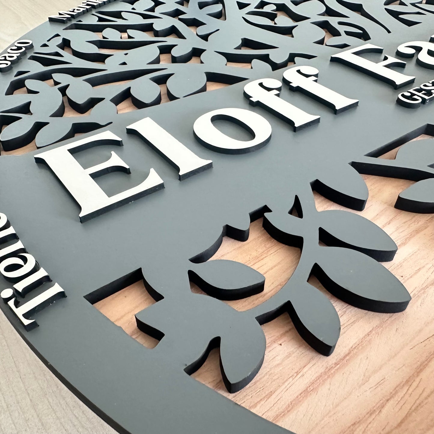 Family Tree Custom Wall Sign