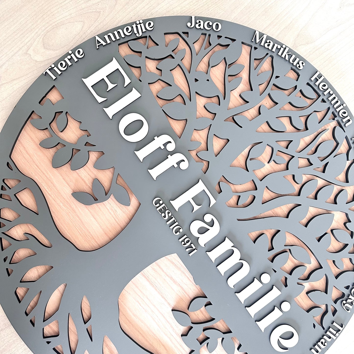 Family Tree Custom Wall Sign