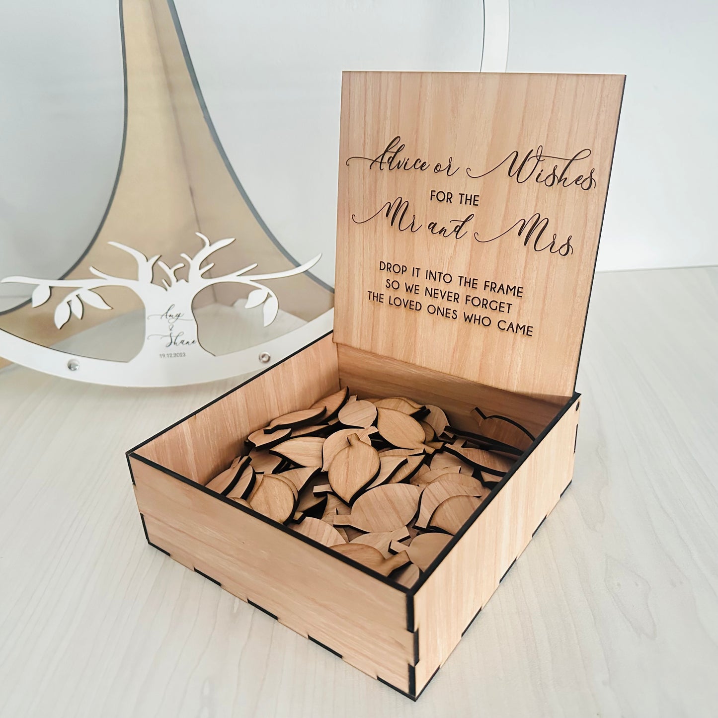 Round Perspex Guestbook Drop box