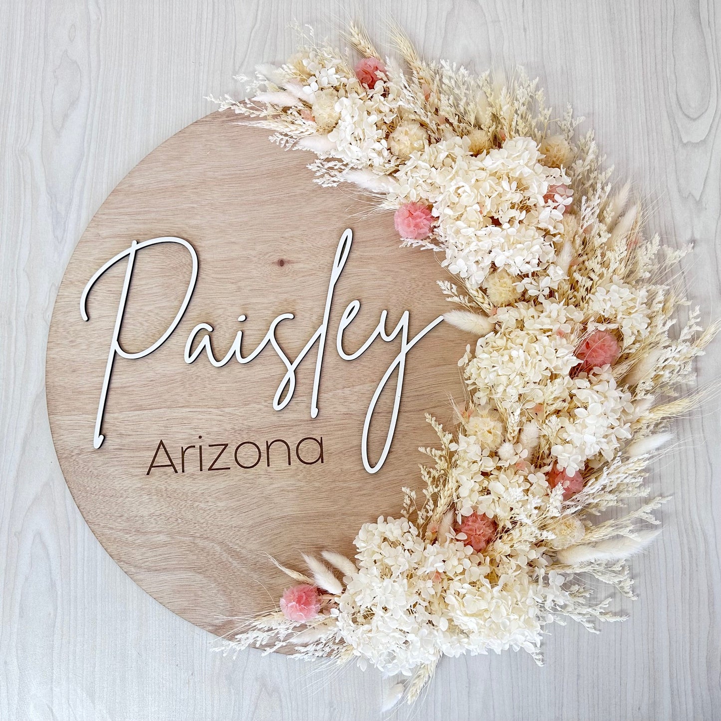 Flower Name Board