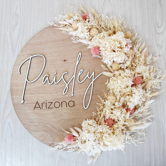 Flower Name Board