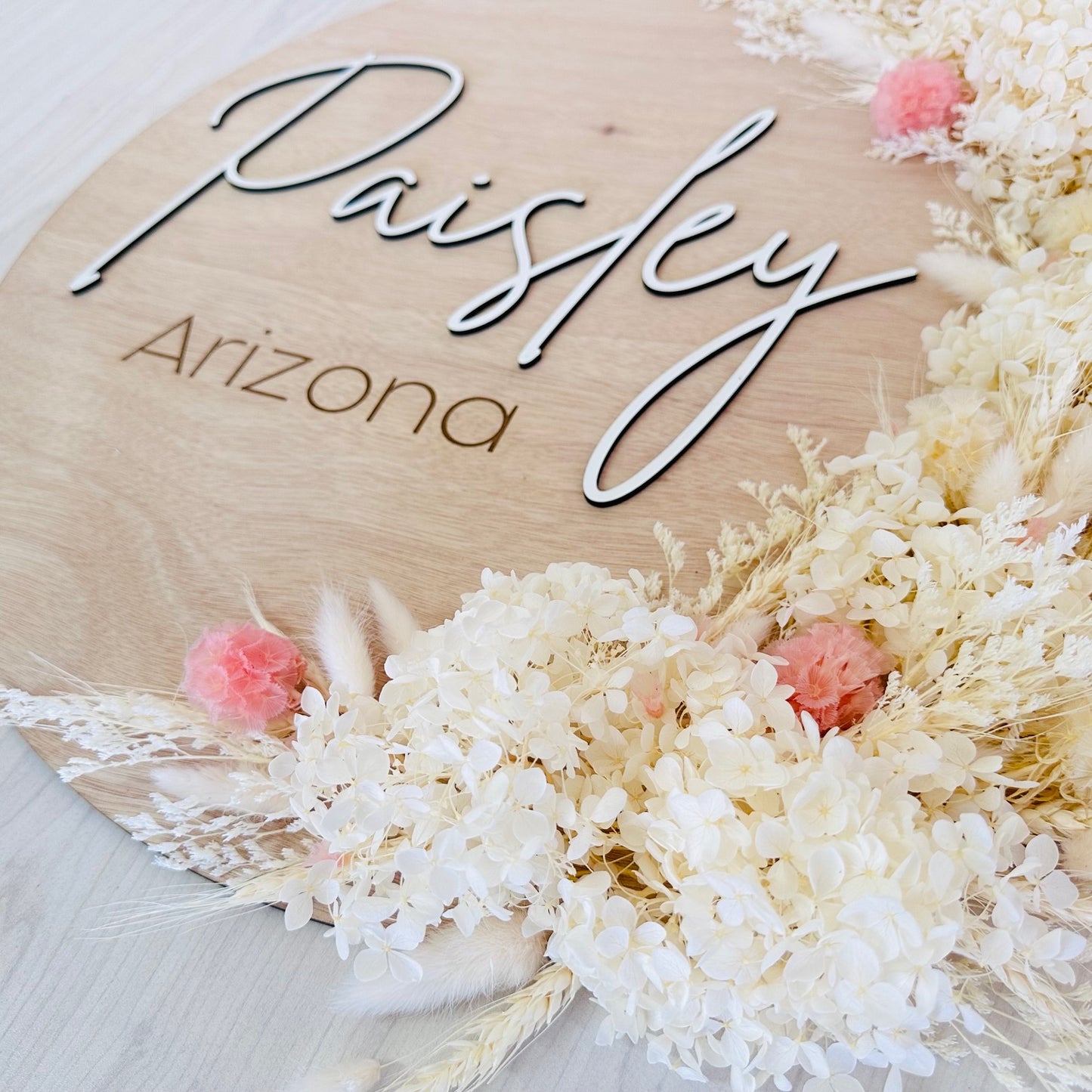 Flower Name Board