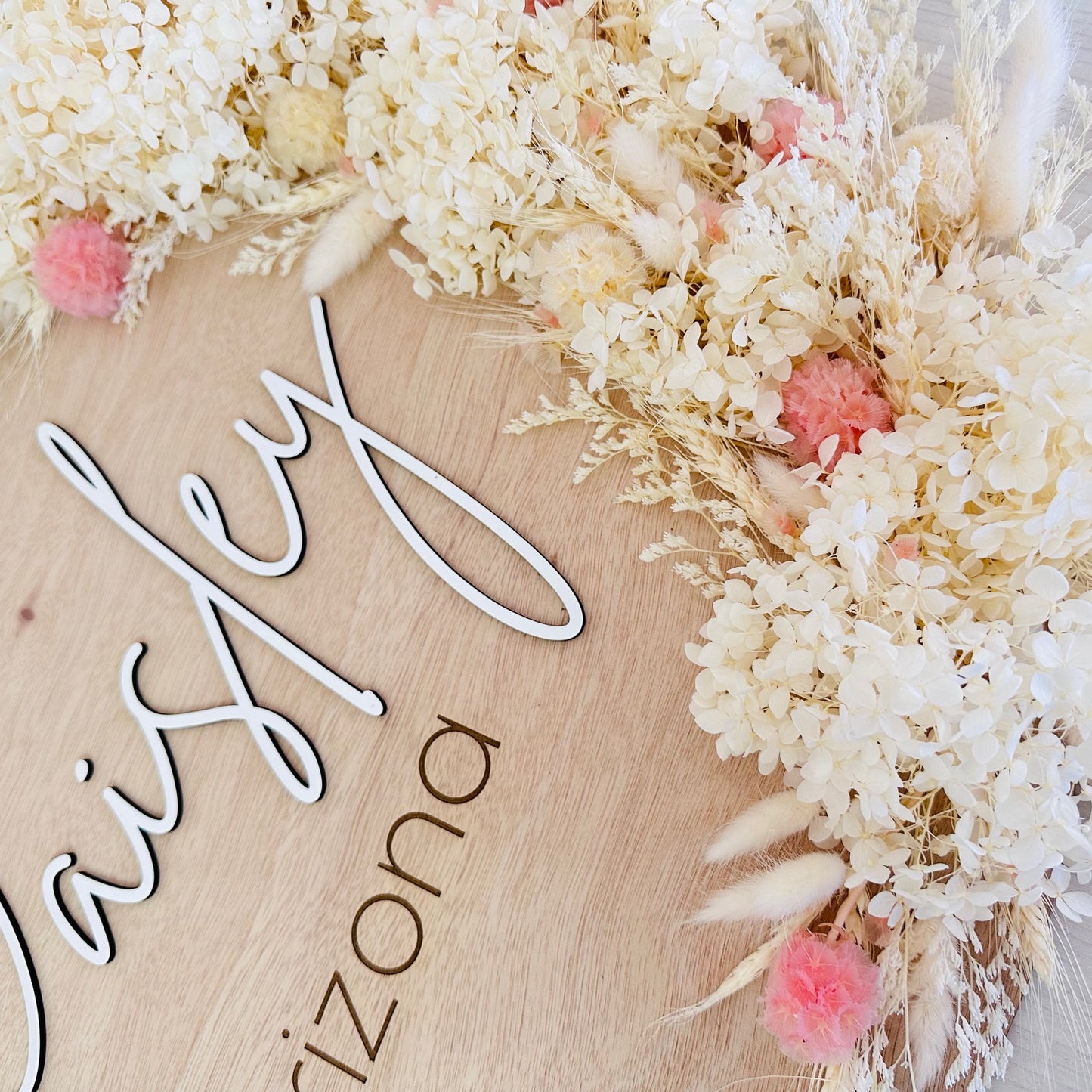 Flower Name Board