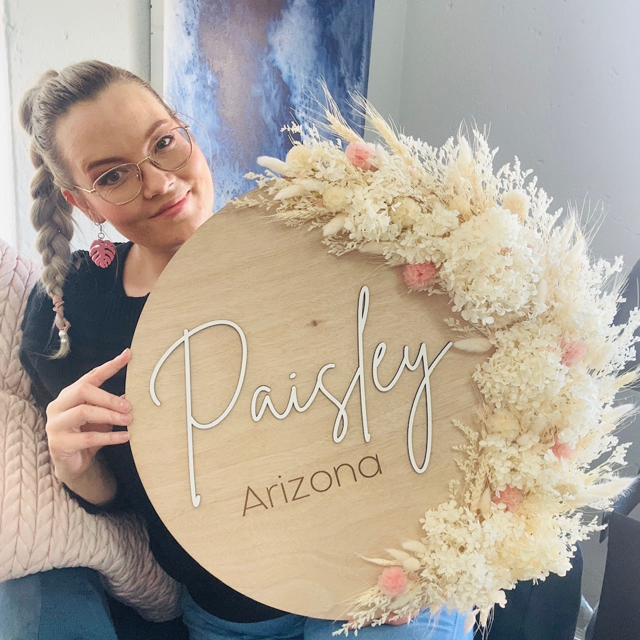 Flower Name Board