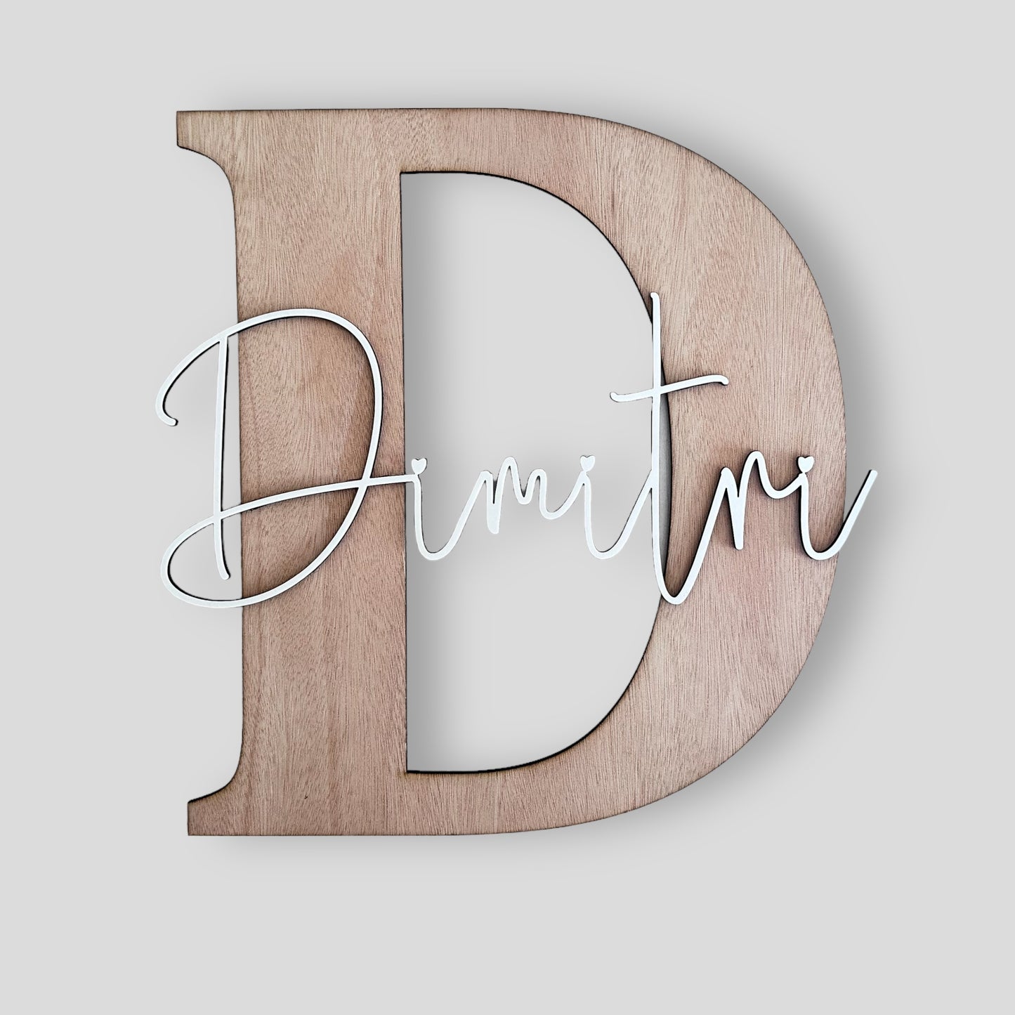 Letter name board