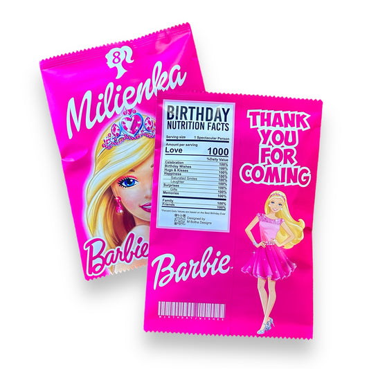 A4 Lucky packet party pack - Barbie