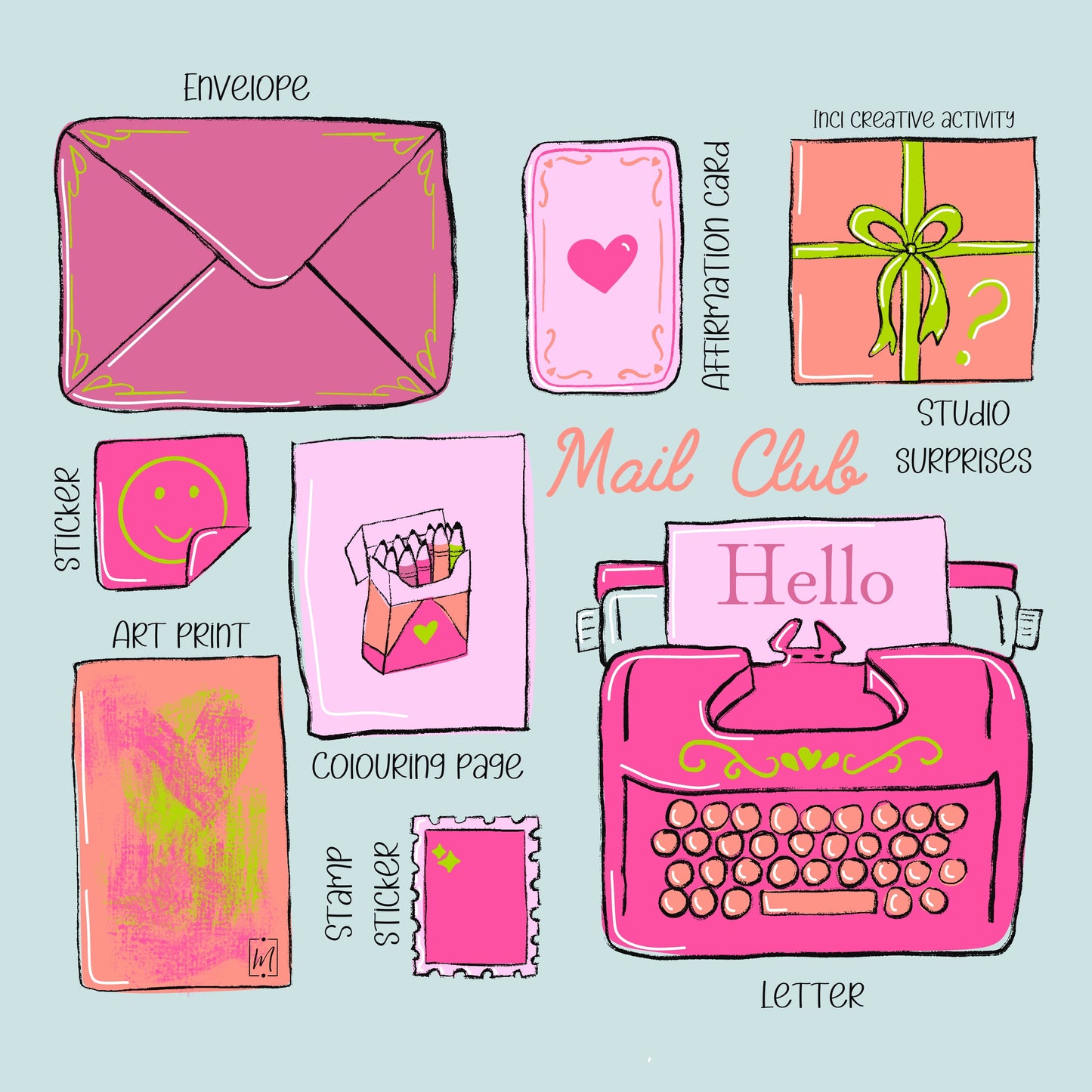 creativity mailing club subscription