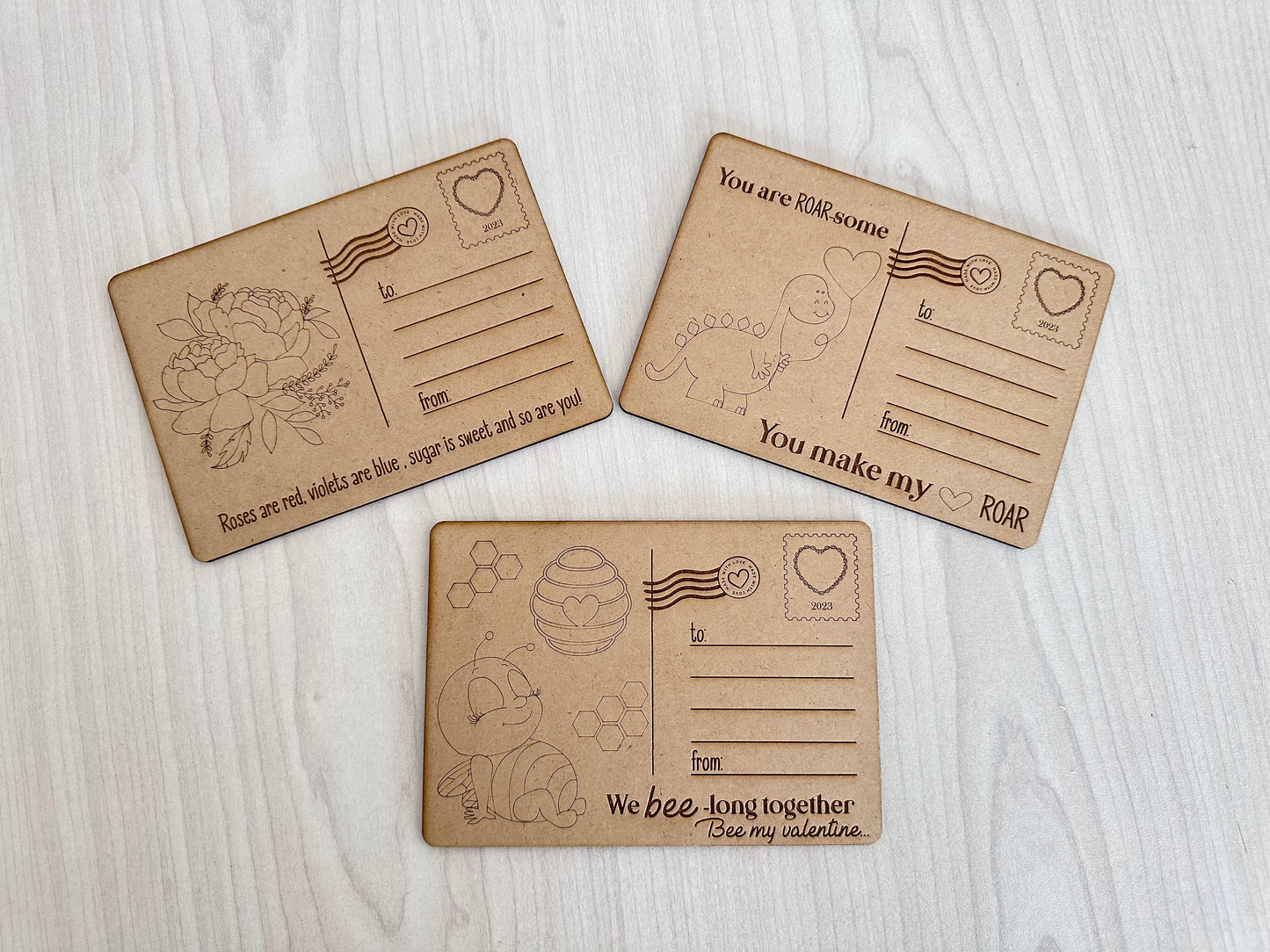 Colour-me postcards