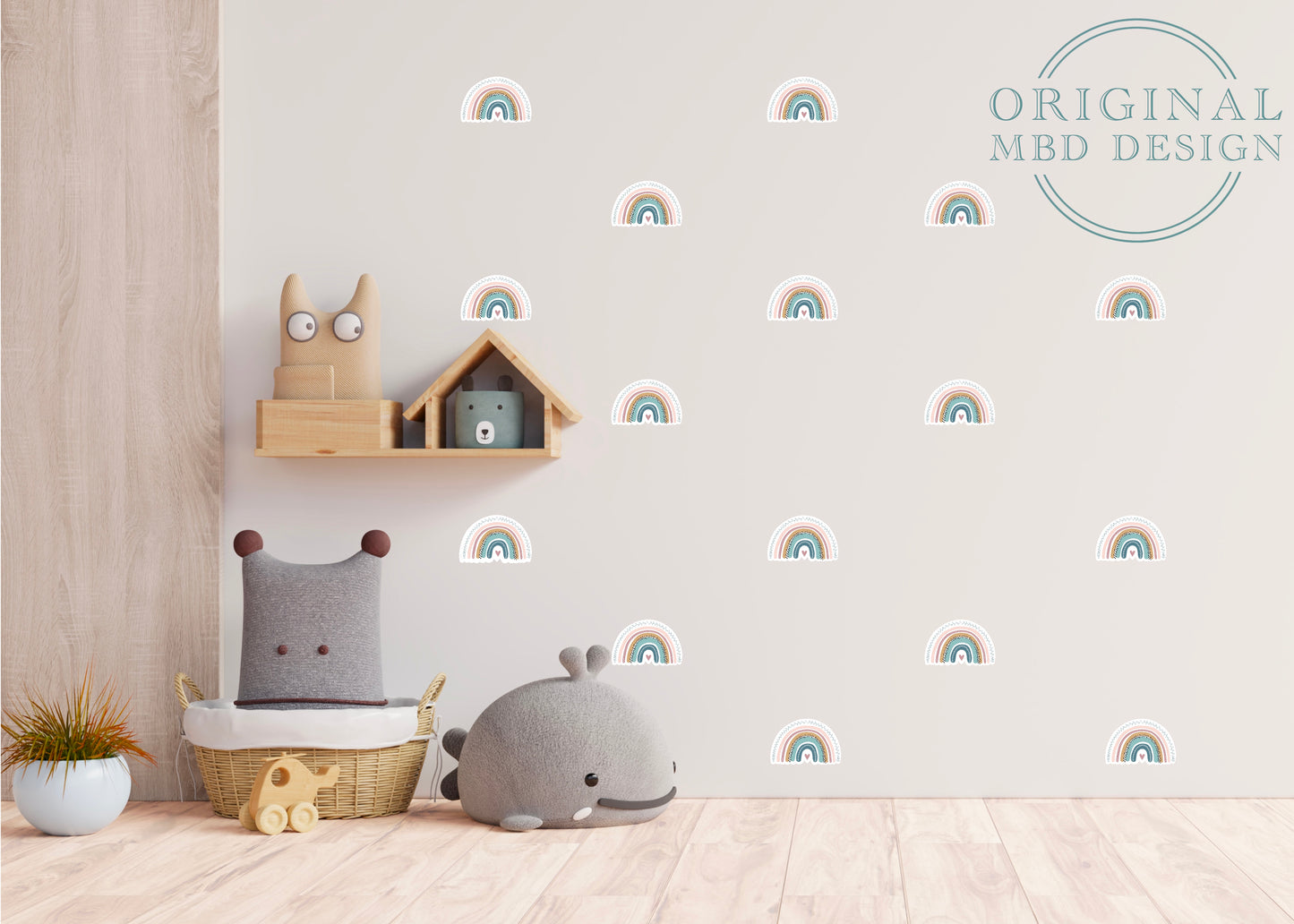 Rainbow wall sticker