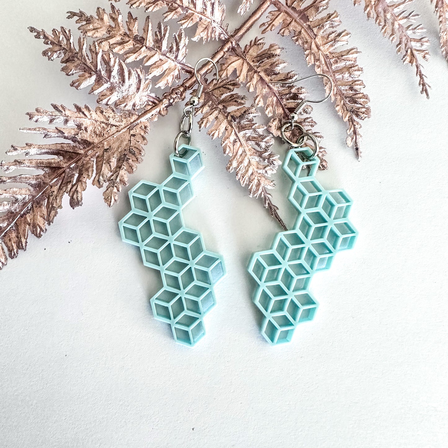 Honey comb earring
