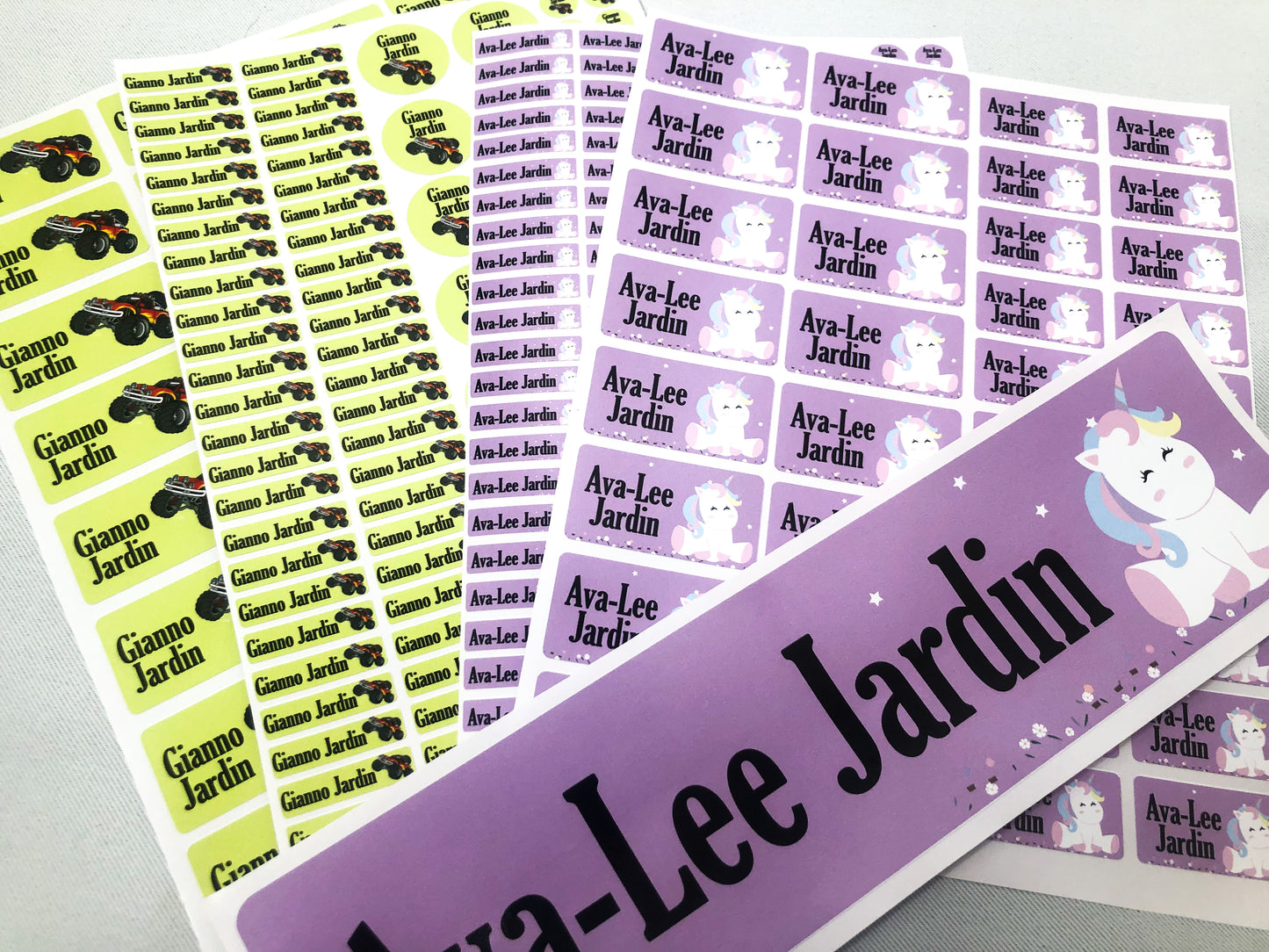 Stationery stickers
