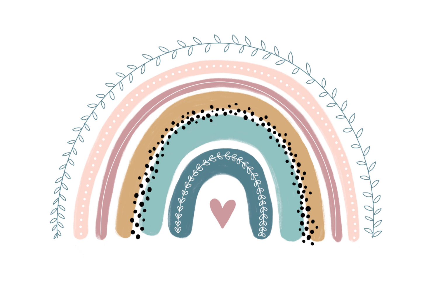 Rainbow wall sticker