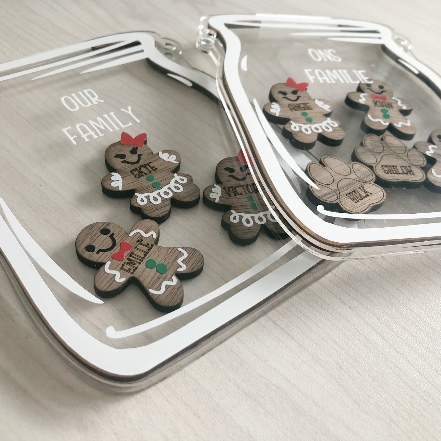 Ginger bread Drop Jar ornament