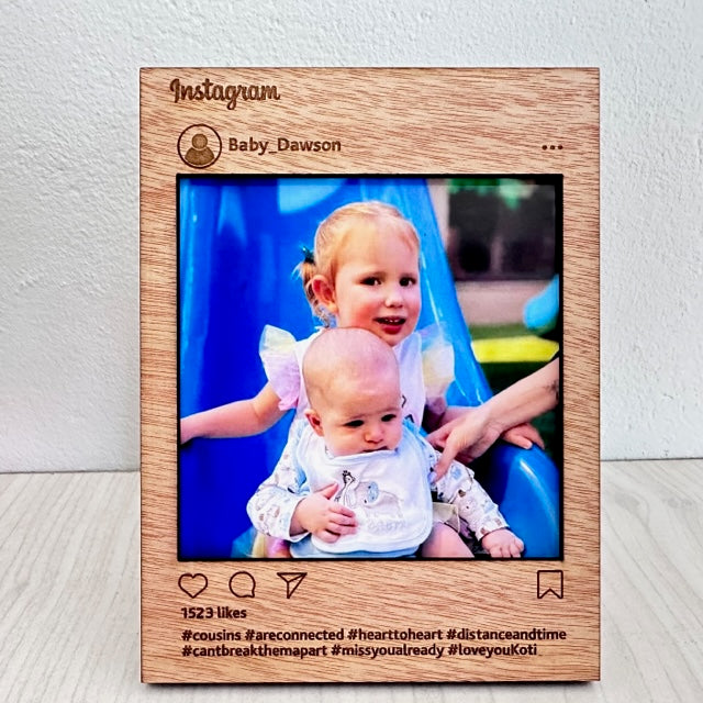 Wooden Insta frame