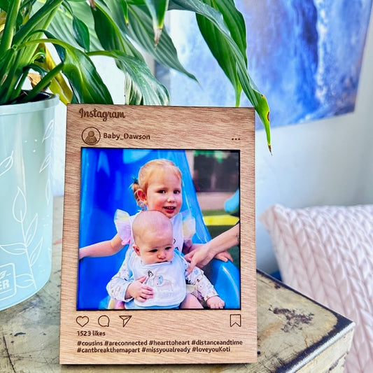 Wooden Insta frame