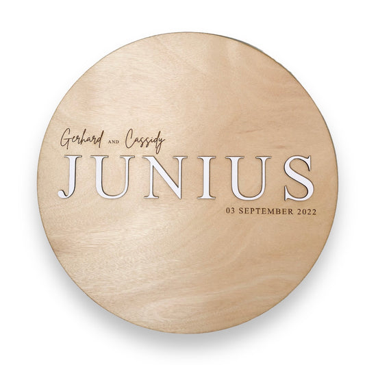 Wedding guestbook round