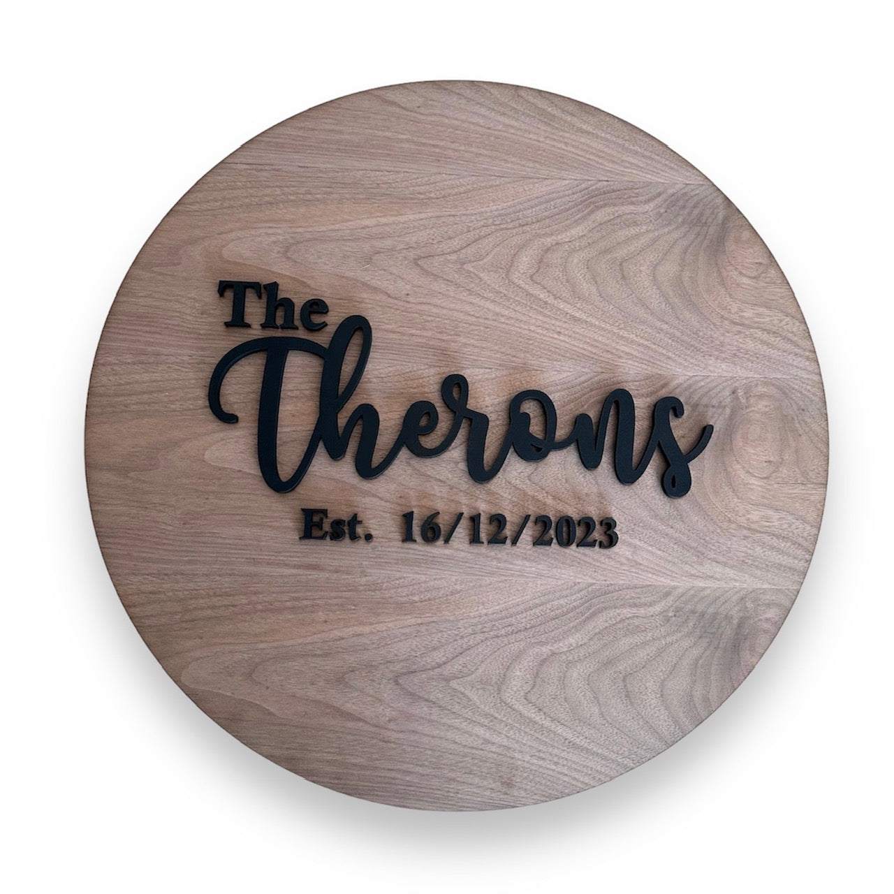 Wedding guestbook round