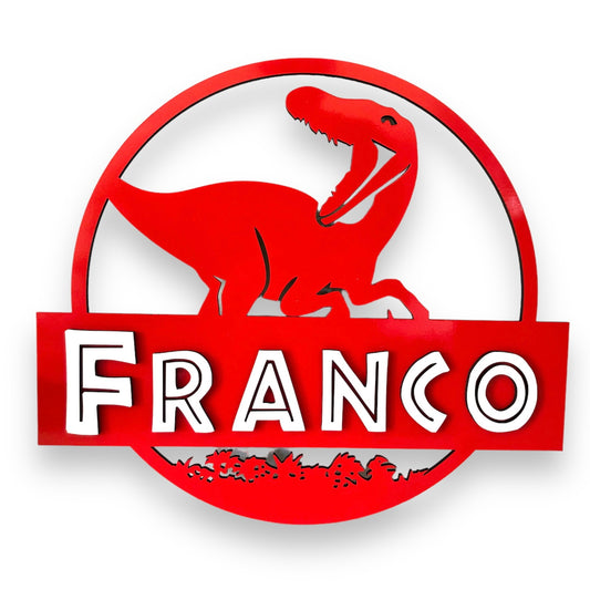 Dino name board