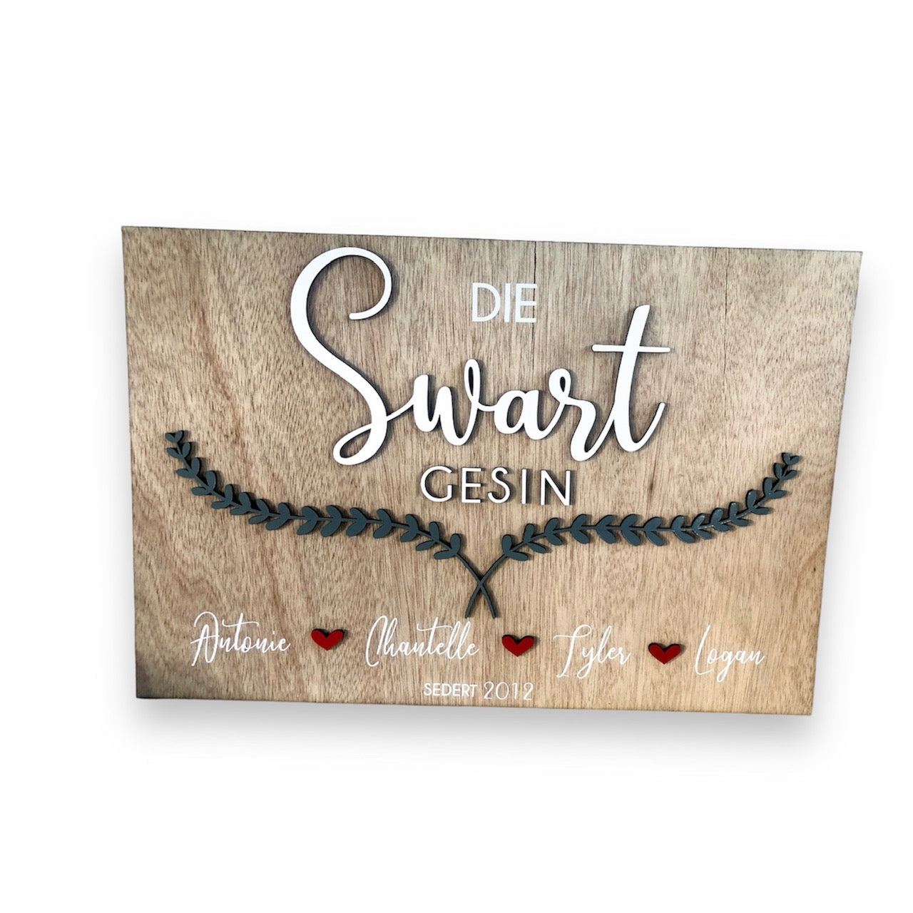 Rectangular Family Name Board