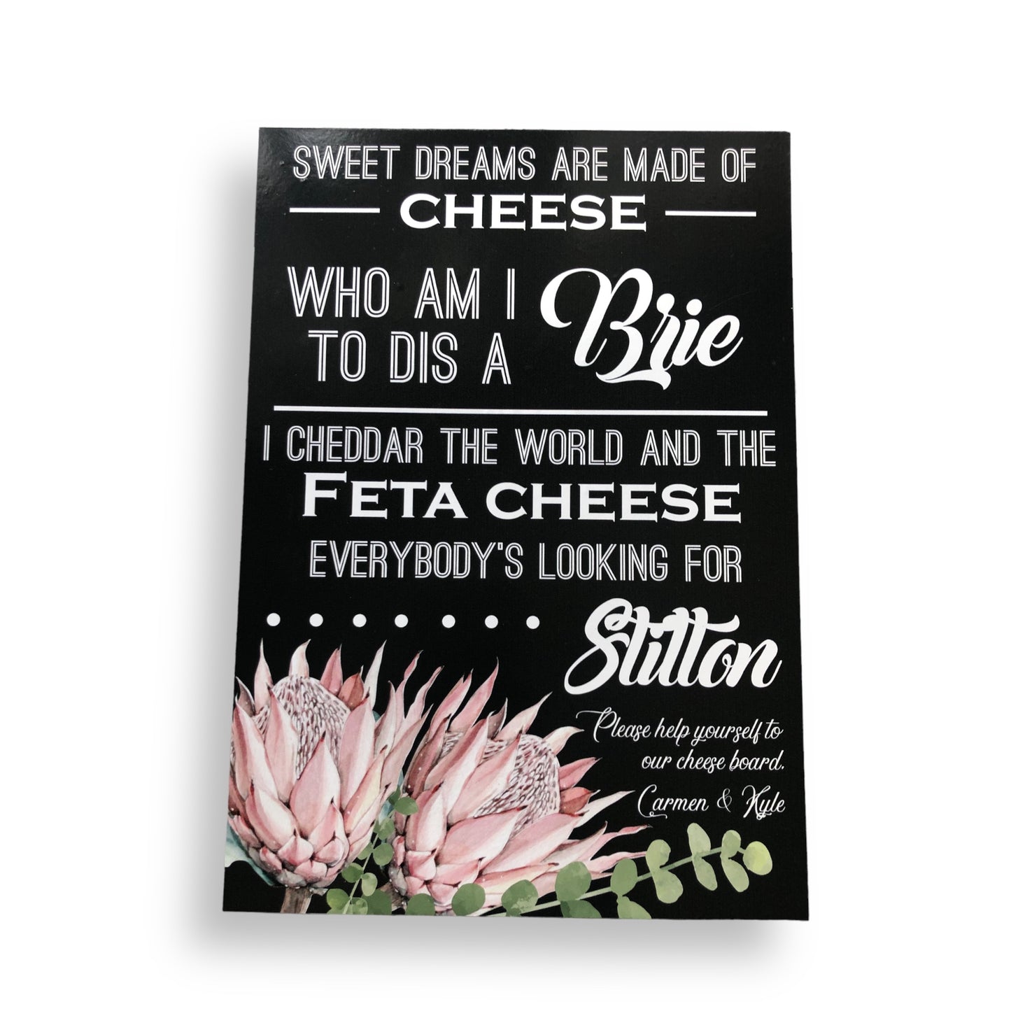 Wooden Wedding signage boards