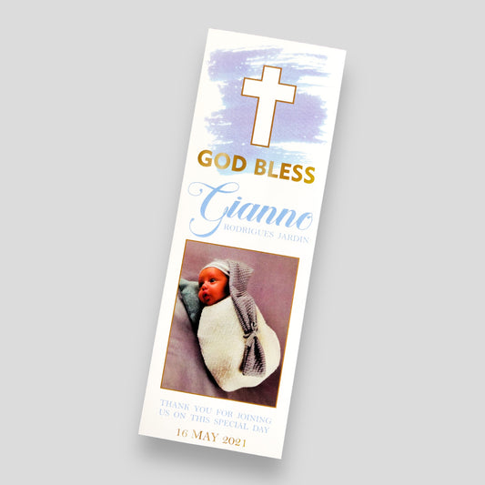 Custom cardstock bookmark