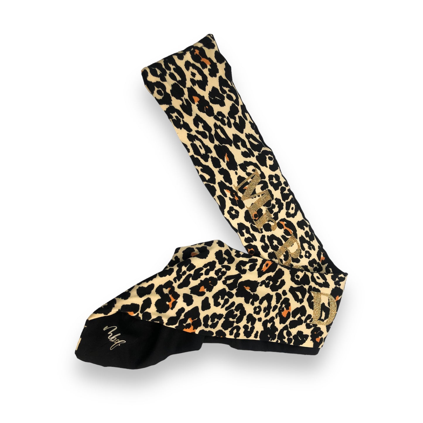 Leopard print Sash and branding