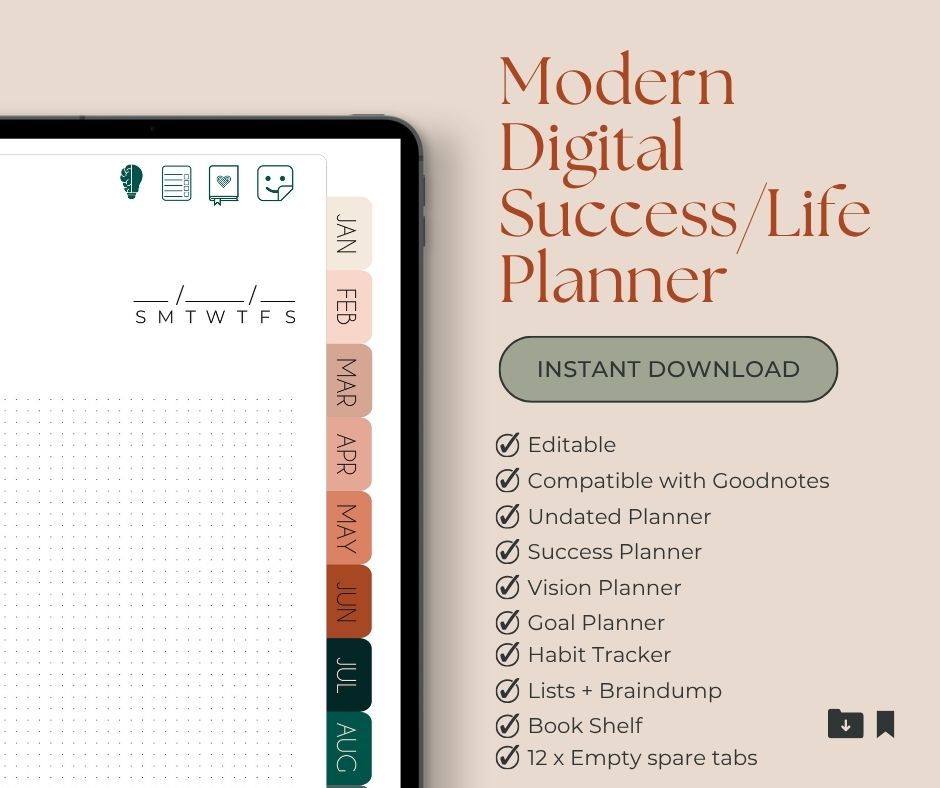 UNDATED Daily SUCCESS Planner