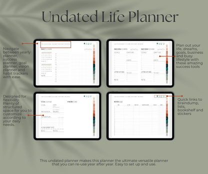 Digital Undated planner