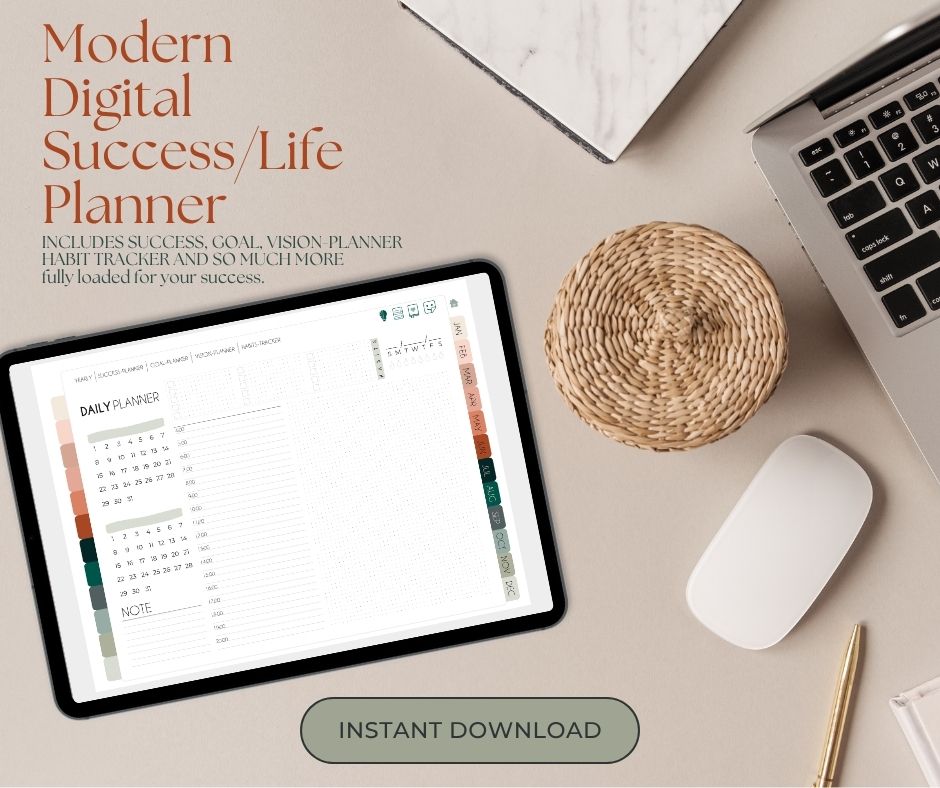 UNDATED Daily SUCCESS Planner