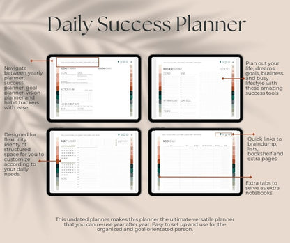 UNDATED Daily SUCCESS Planner