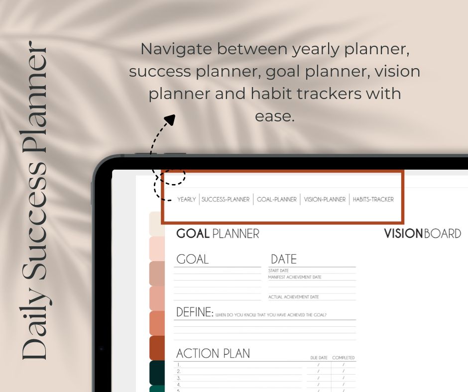 UNDATED Daily SUCCESS Planner