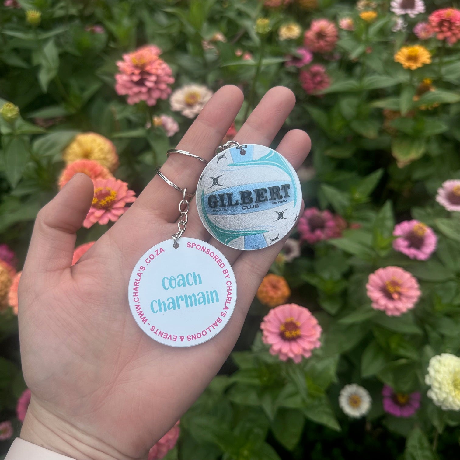 Netball Key Rings – M Botha Designs