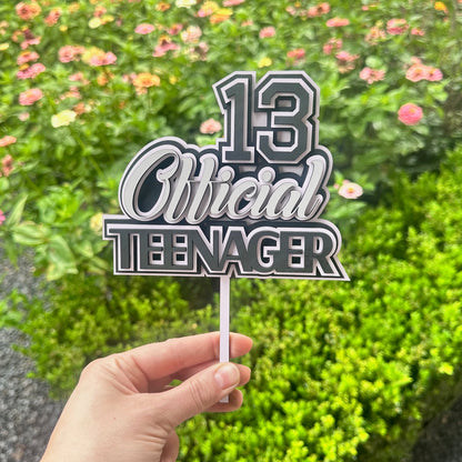 Official teenager - CAKE TOPPER