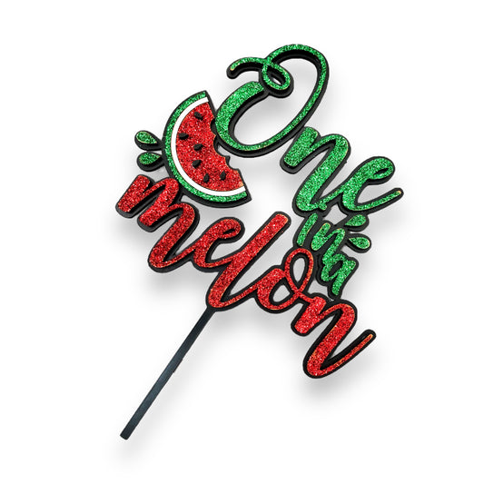 One In a Melon Cake Topper