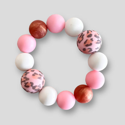 Silicone Beaded Bracelet - Mommy