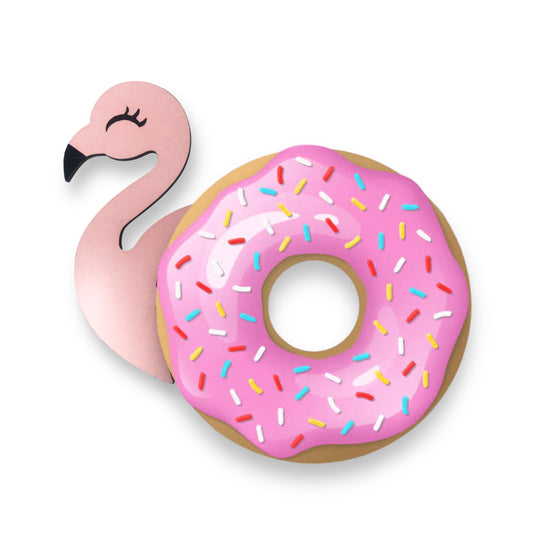 Flamingle doughnut side topper