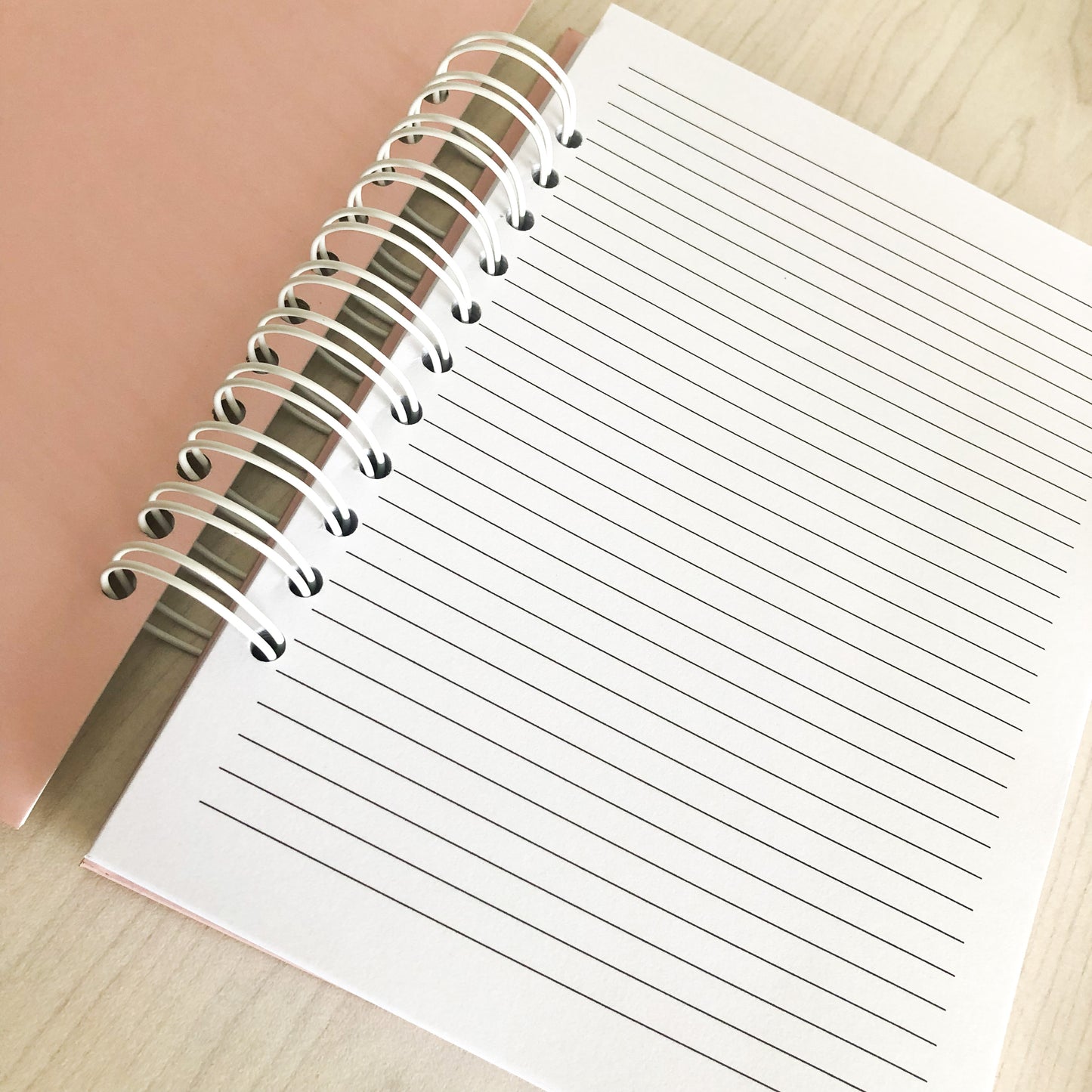 Custom lined notebook